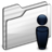 Users Folder White Icon